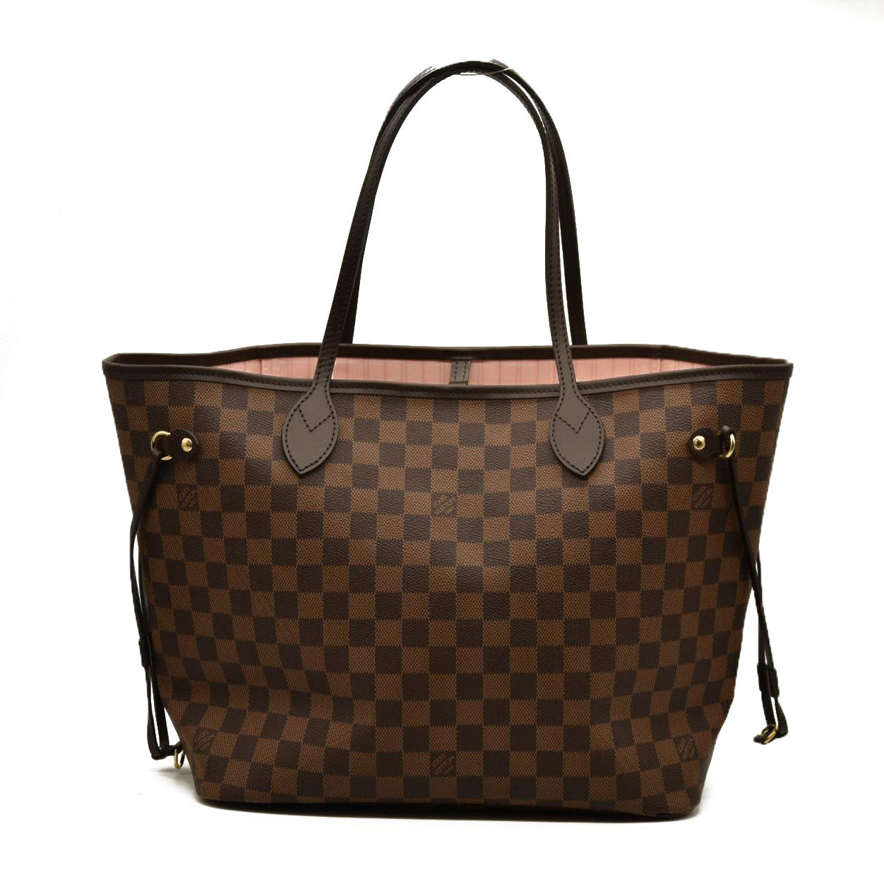 Louis Vuitton  Damier Ebene Neo Neverfull MM Rose Ballerine