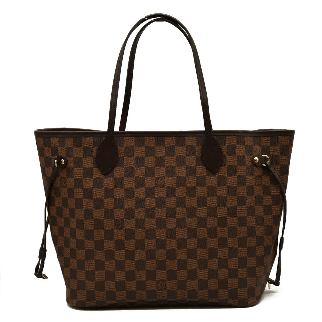 Louis Vuitton  Damier Ebene Neo Neverfull MM Rose Ballerine RFID