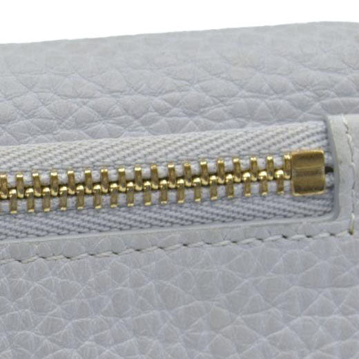 $495 Chloe Aby Padlock Leather Bifold Long Wallet