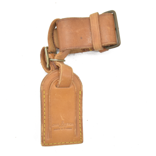 Louis Vuitton Vachetta Luggage Tag and Handle Strap Set SMALL 14
