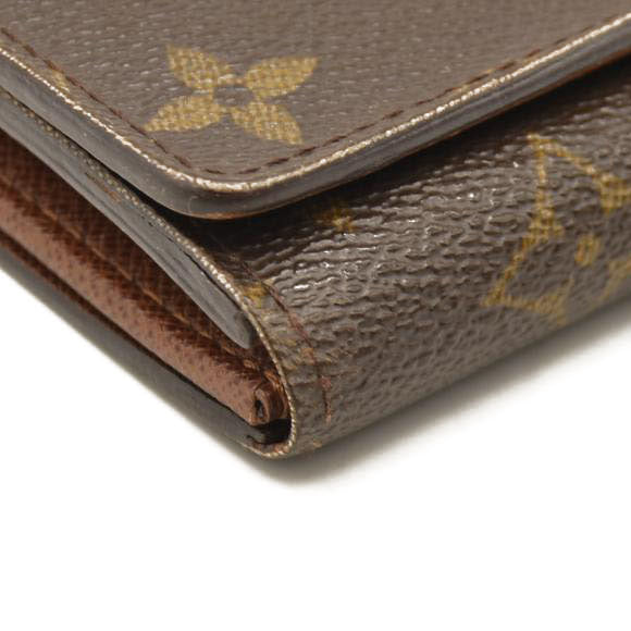 Louis Vuitton  Monogram Porte-Monnaie Billets Tresor Wallet CA0064