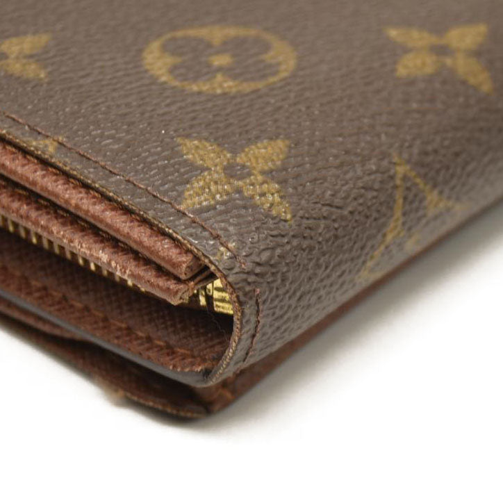 Louis Vuitton  Monogram Porte-Monnaie Billets Tresor Wallet CA0064