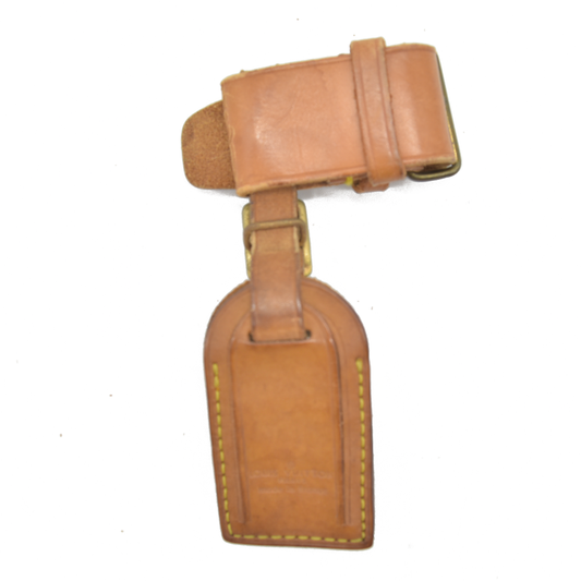 Louis Vuitton Vachetta Luggage Tag and Handle Strap Set SMALL 16