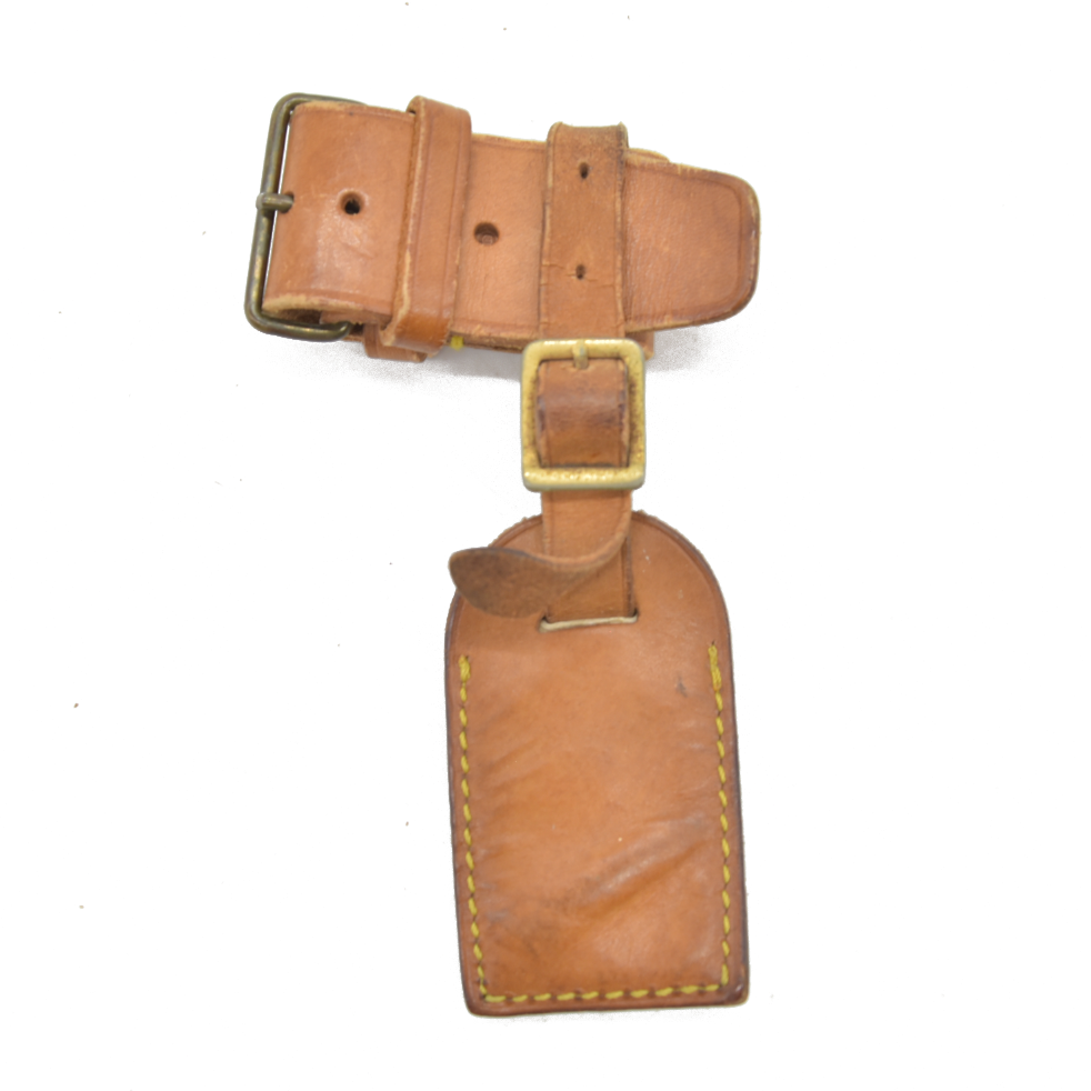 Louis Vuitton Vachetta Luggage Tag and Handle Strap Set SMALL 16