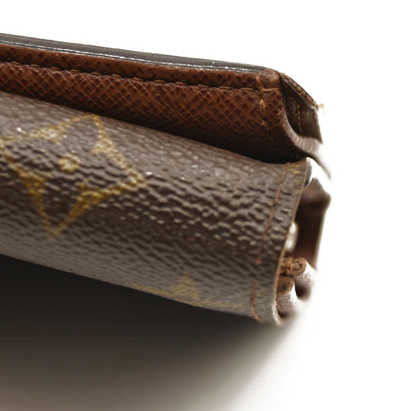 Louis Vuitton  Monogram Porte-Monnaie Billets Tresor Wallet CA0064