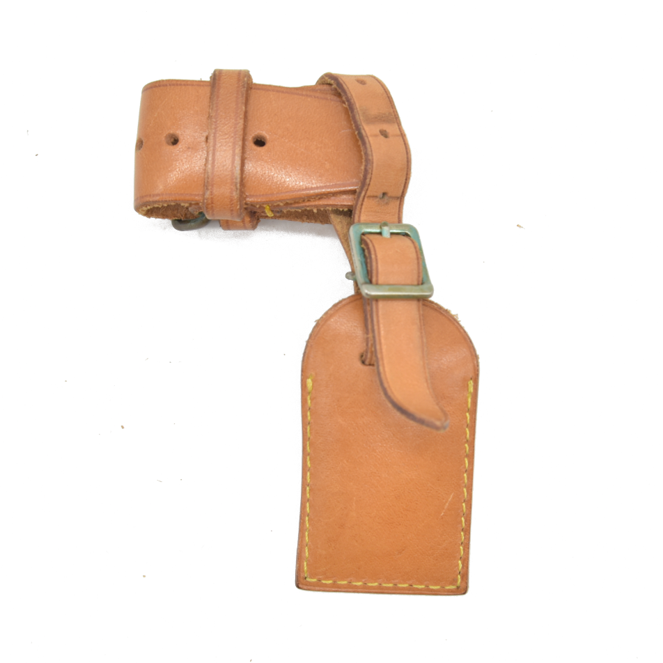 Louis Vuitton Vachetta Luggage Tag and Handle Strap Set SMALL 17