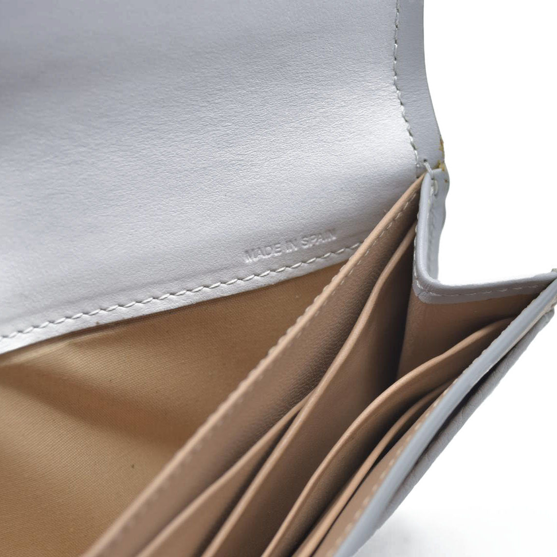 $495 Chloe Aby Padlock Leather Bifold Long Wallet