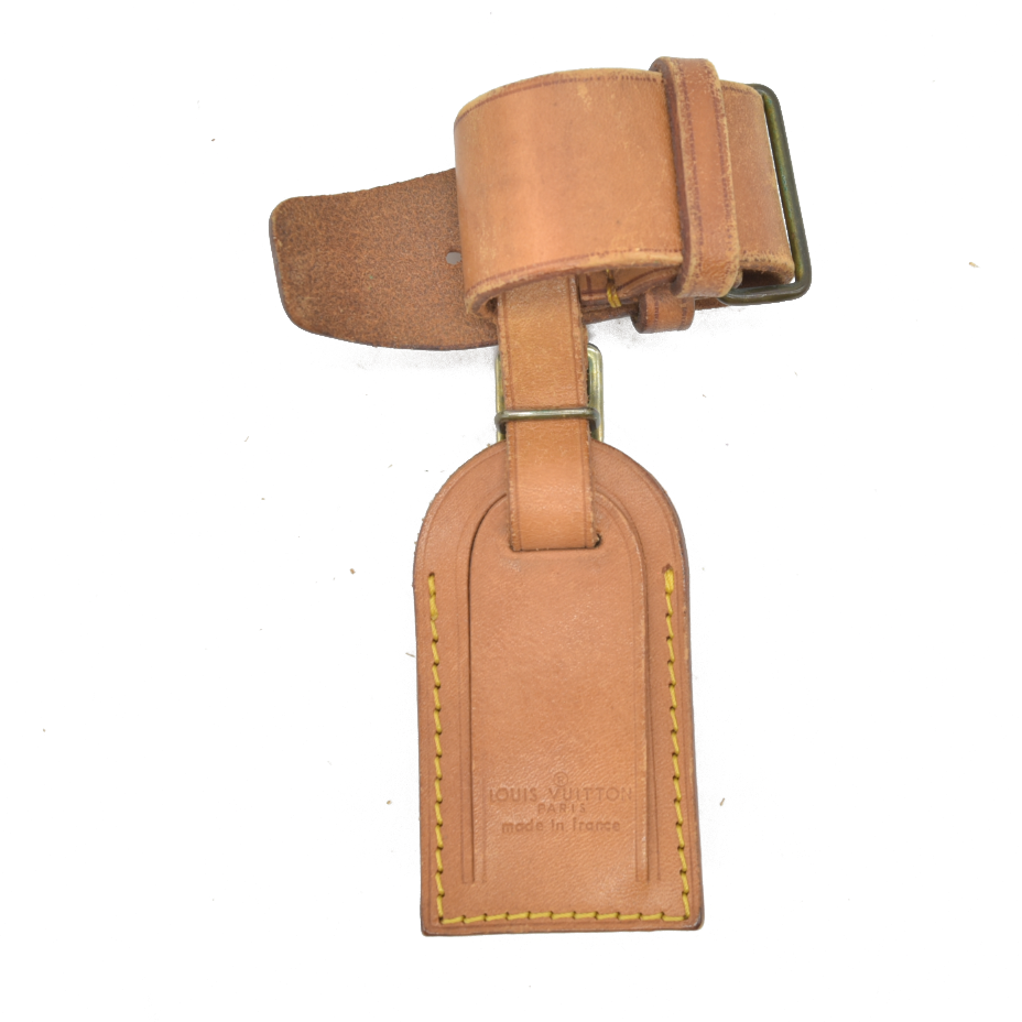 Louis Vuitton Vachetta Luggage Tag and Handle Strap Set SMALL 18