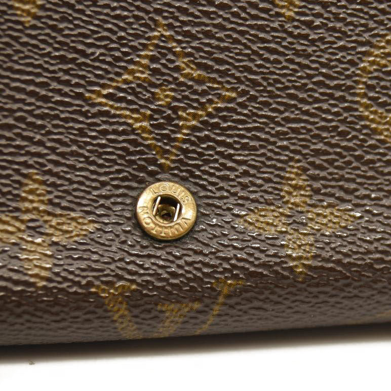Louis Vuitton  Monogram Porte-Monnaie Billets Tresor Wallet CA0064