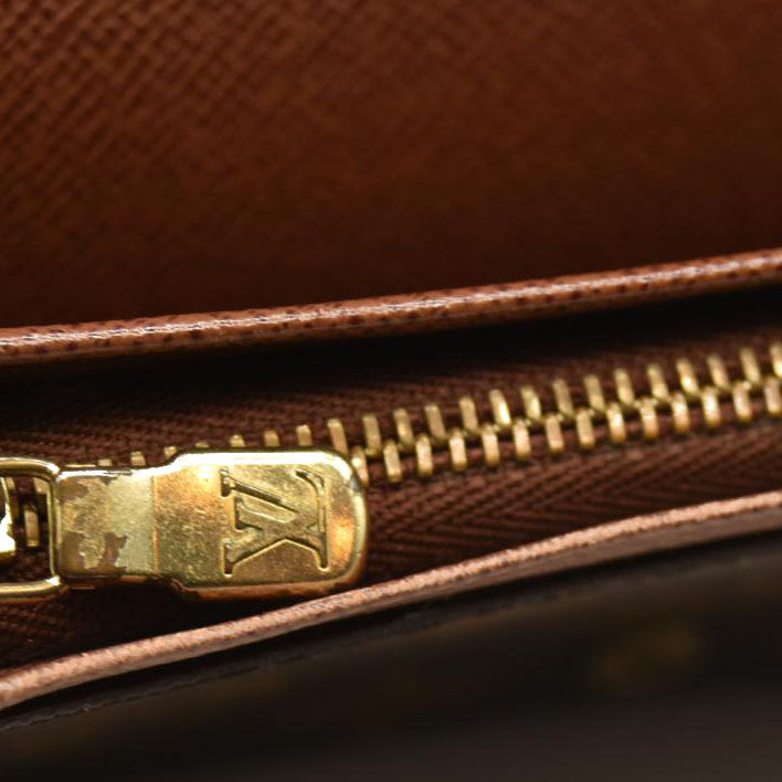 Louis Vuitton  Monogram Porte-Monnaie Billets Tresor Wallet CA0064