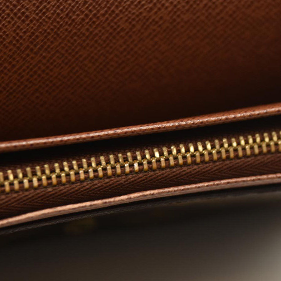 Louis Vuitton  Monogram Porte-Monnaie Billets Tresor Wallet CA0064