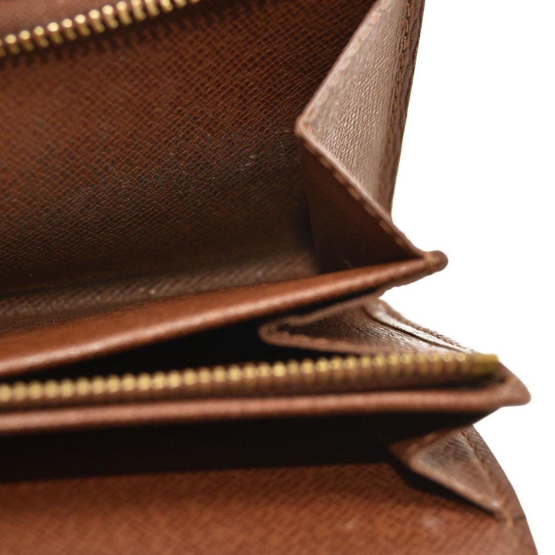 Louis Vuitton  Monogram Porte-Monnaie Billets Tresor Wallet CA0064