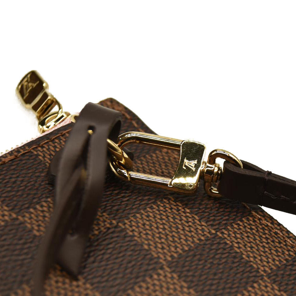 Louis Vuitton  Damier Ebene Neo Neverfull MM Rose Ballerine RFID