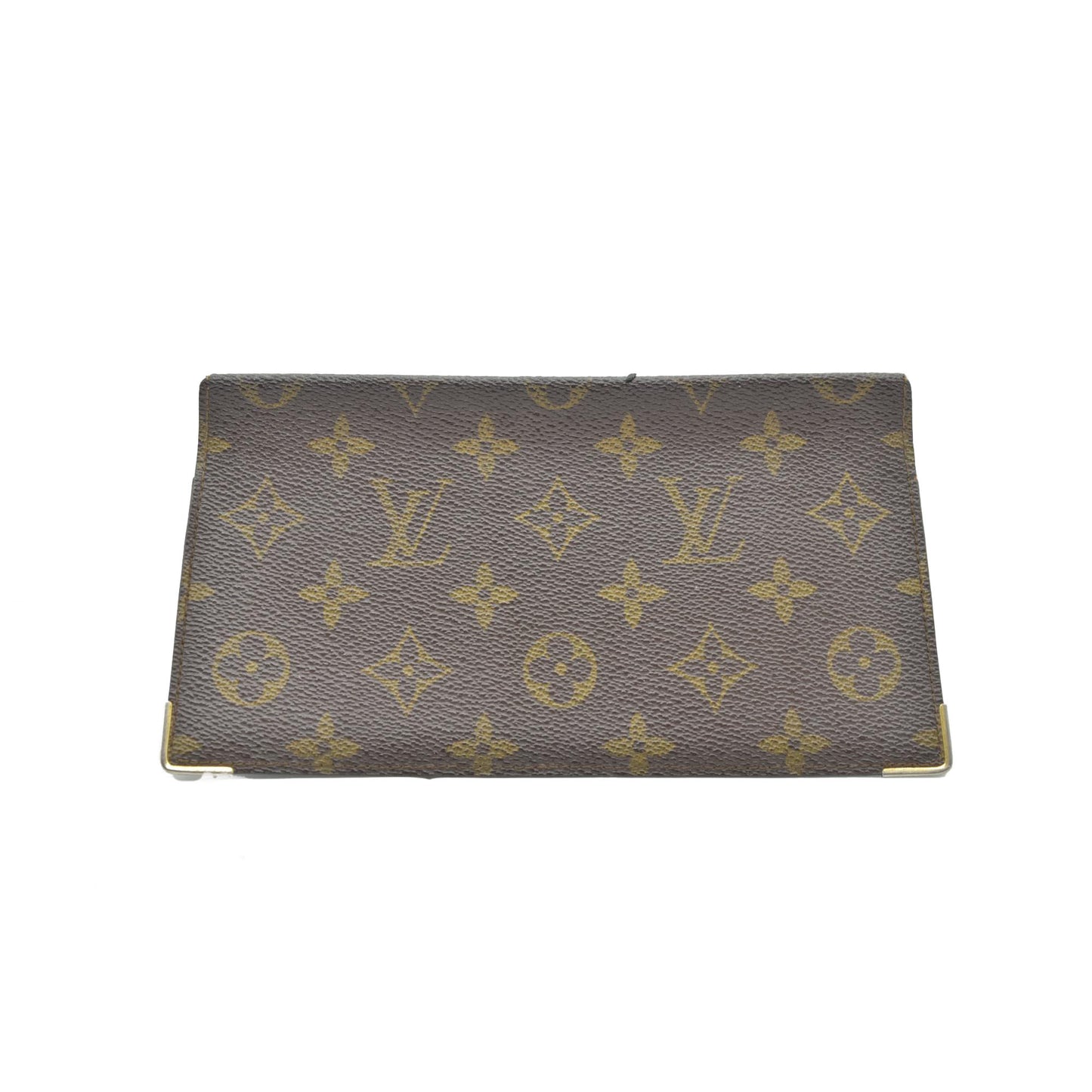 $720 1983 Vintage Louis Vuitton Monogram Long Bifold Wallet Brown 834