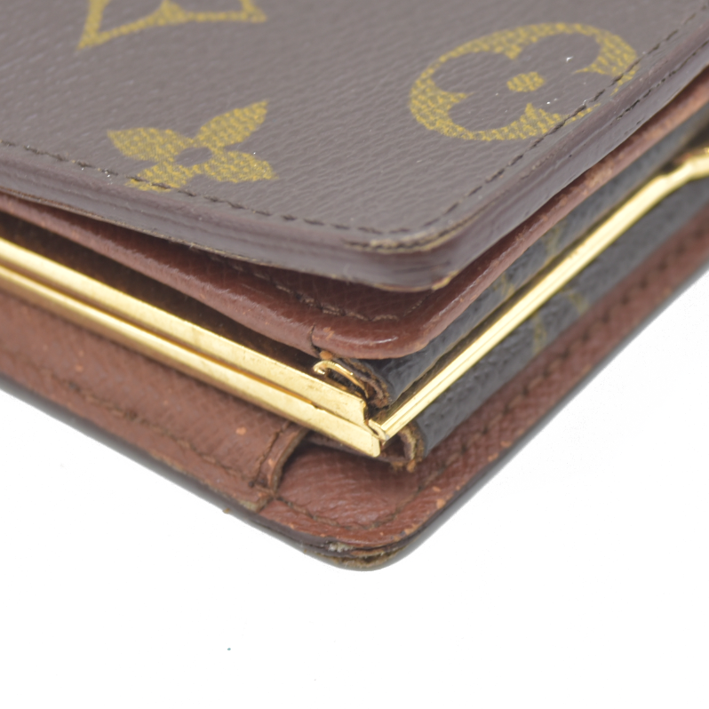 AUCTION $750 Louis Vuitton  Monogram French Purse Wallet SD0061