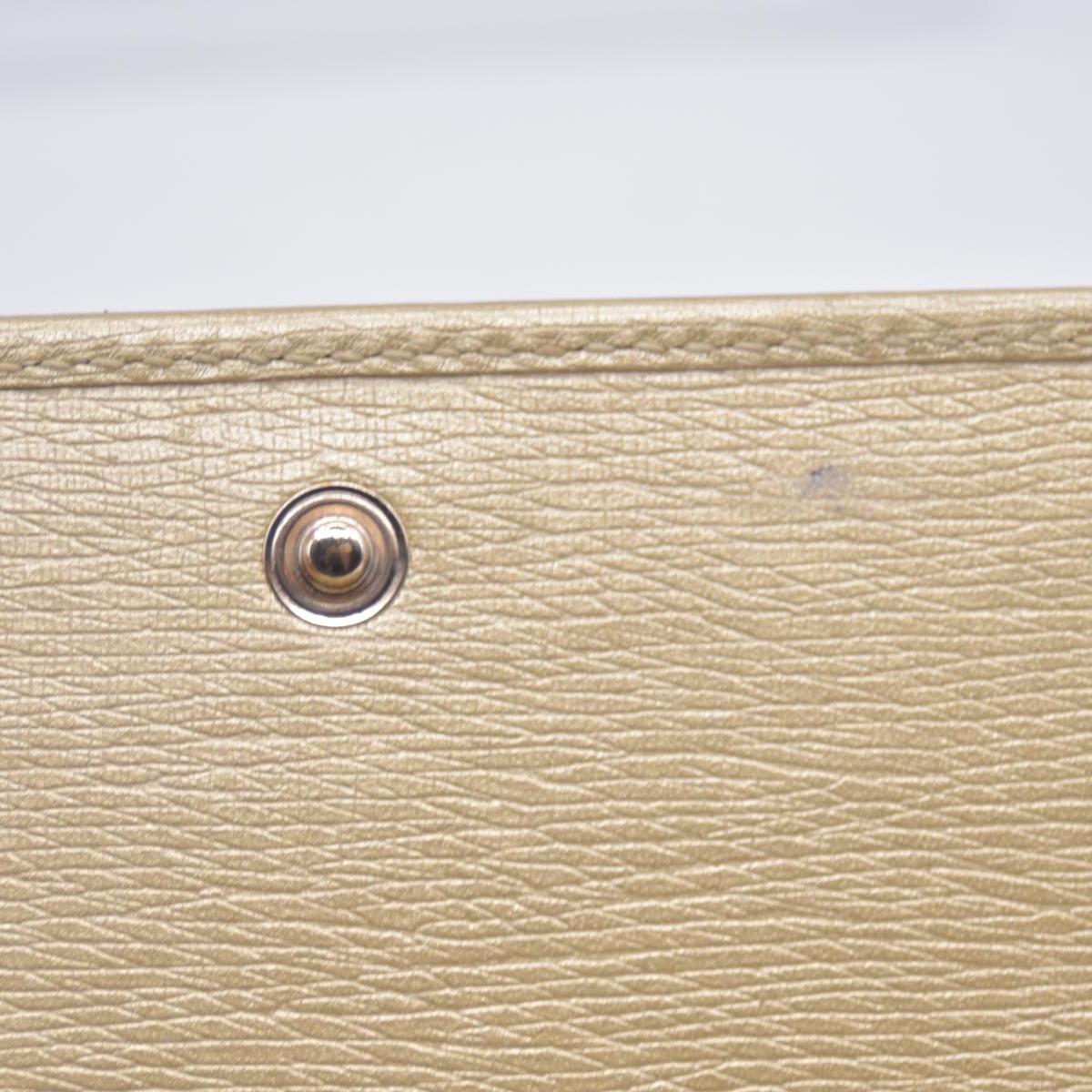 Gucci  Interlocking G Logo Leather Bifold Wallet CONSIGNMENT