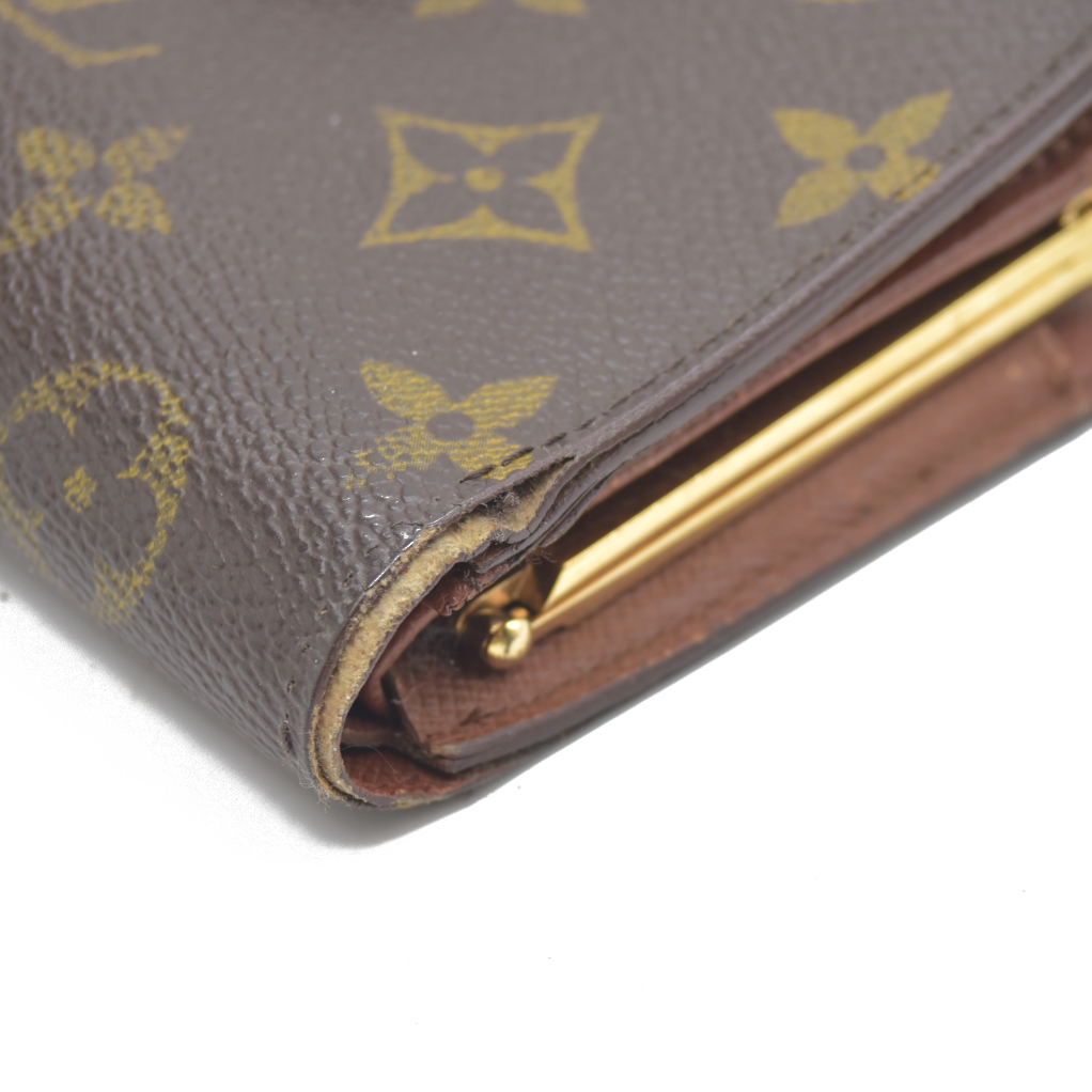 AUCTION $750 Louis Vuitton  Monogram French Purse Wallet SD0061