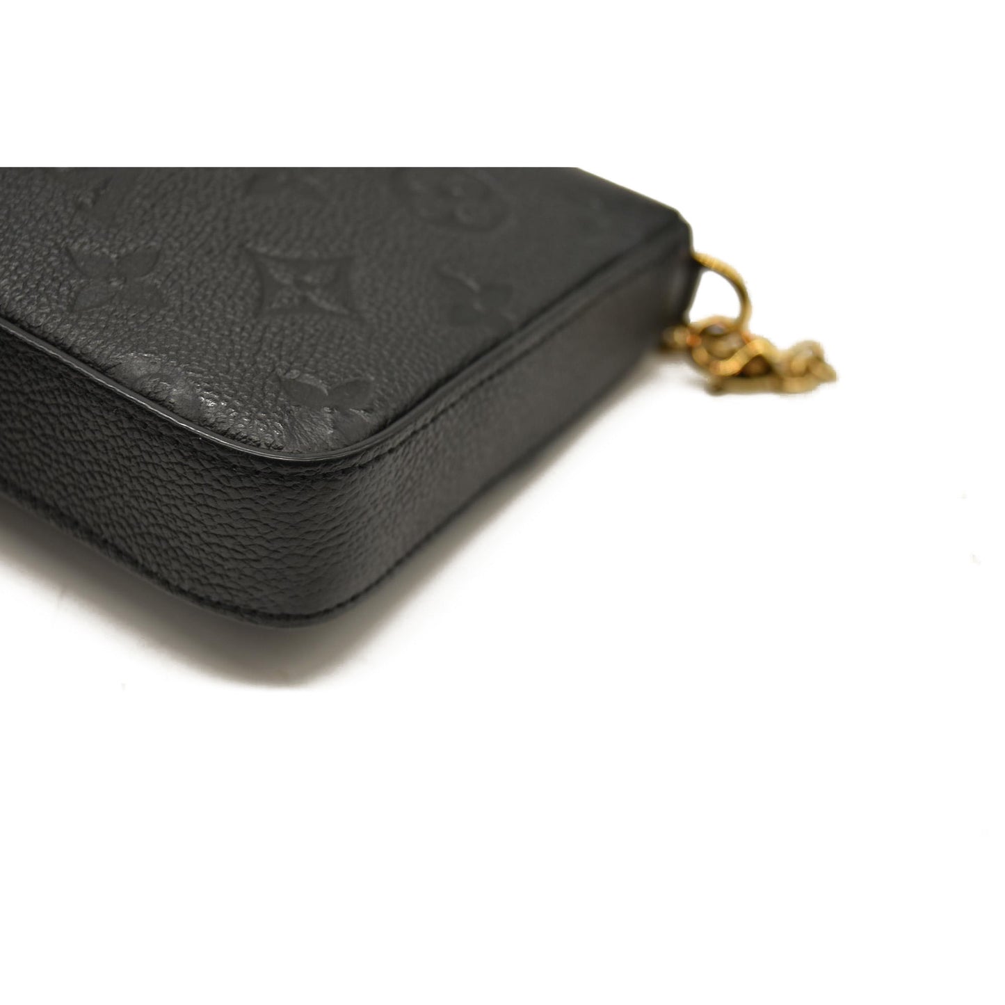 Louis Vuitton  Empreinte Pochette Felicie Chain Wallet Black