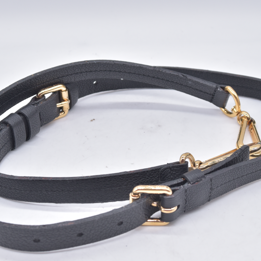 $3050 2014 Louis Vuitton Empreinte Speedy Bandouliere 30 Black 10021270 AH1174