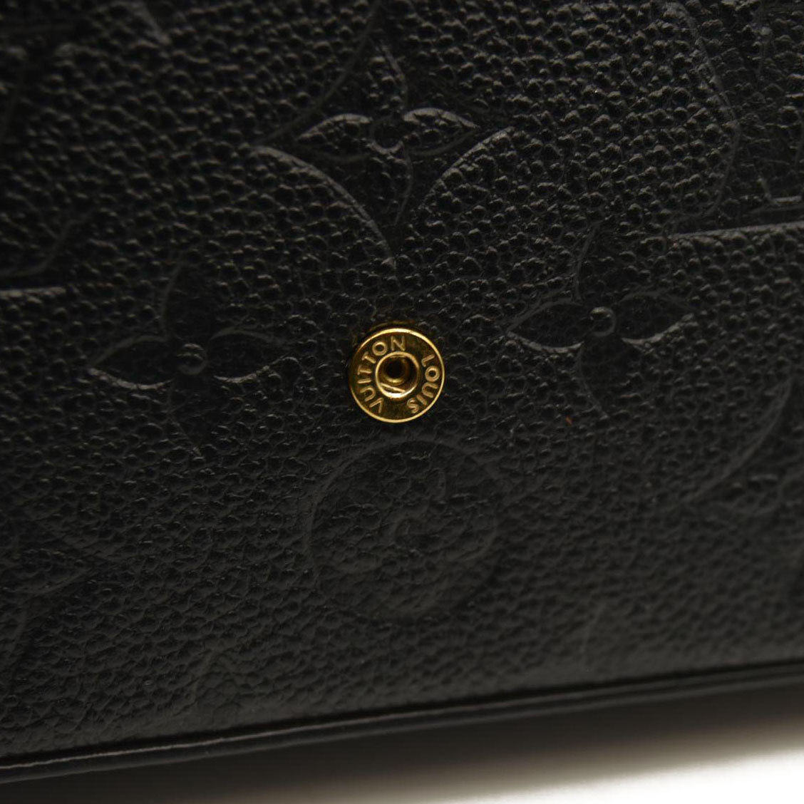 Louis Vuitton  Empreinte Pochette Felicie Chain Wallet Black