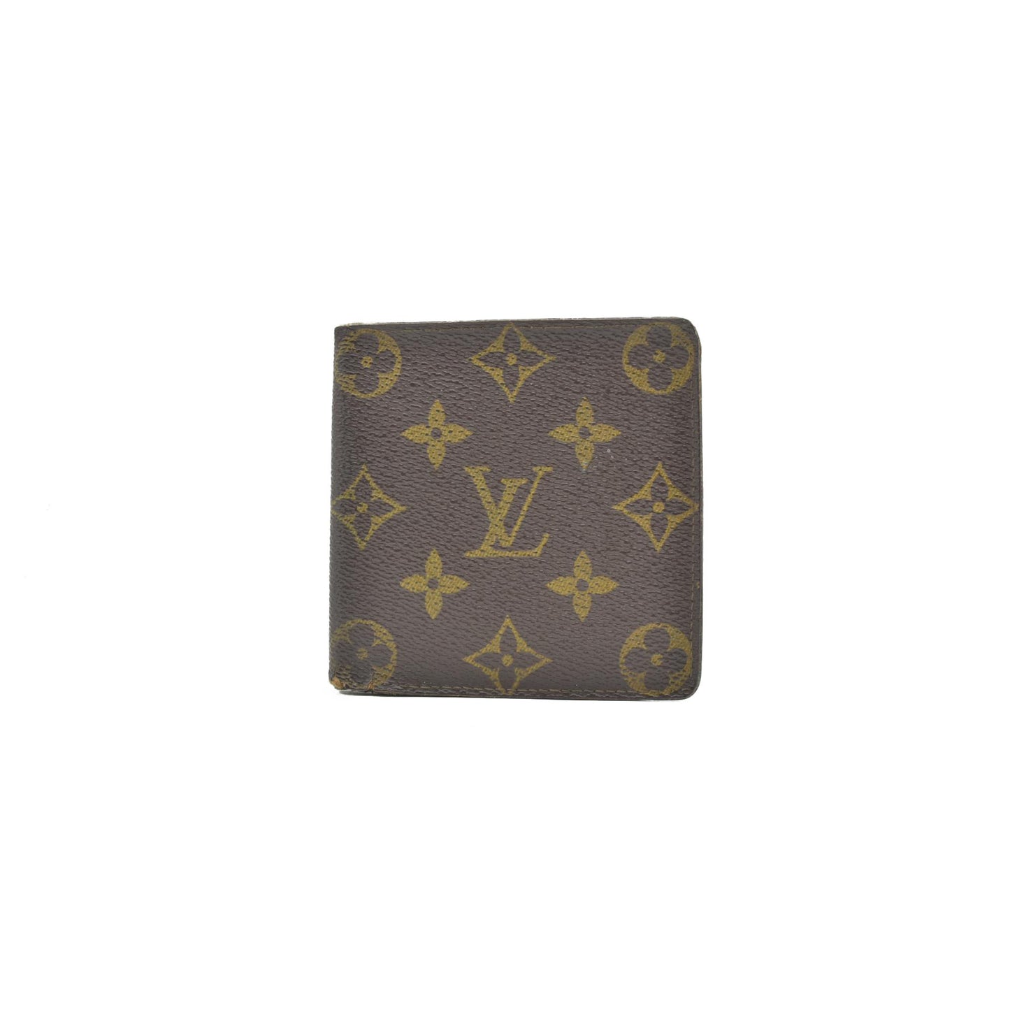 $515 1980s WELL WORN Louis Vuitton Monogram Marco Wallet