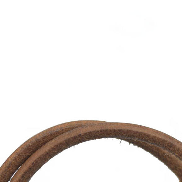 $435 Hermès Leather Jumbo Hook Double Tour Wrap Bracelet