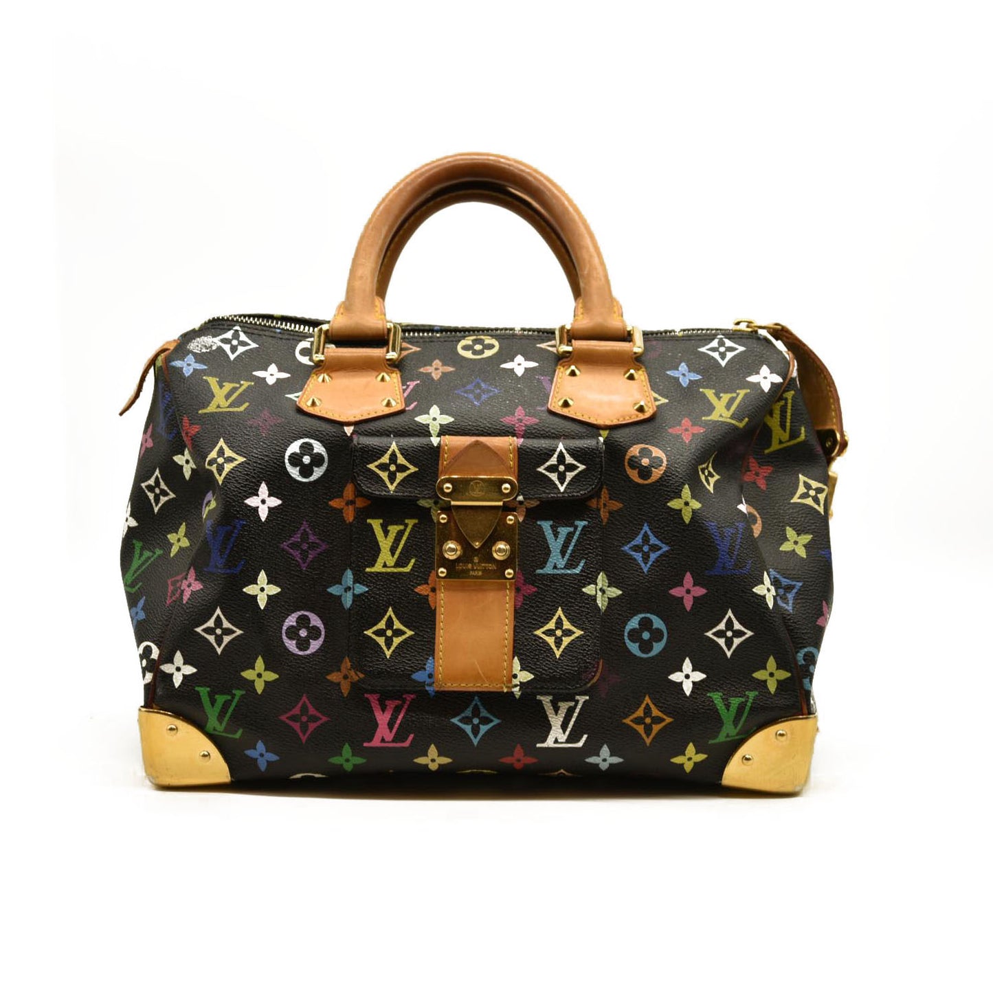 Louis Vuitton Muakami Multicolor Speedy 30 Black SP0016
