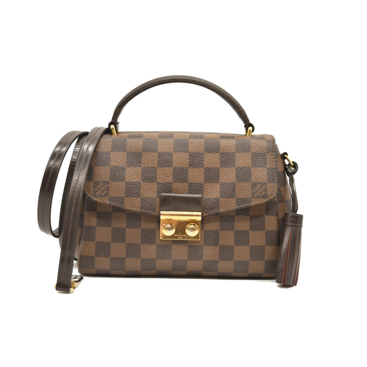 LOUIS VUITTON Damier Ebene Croisette