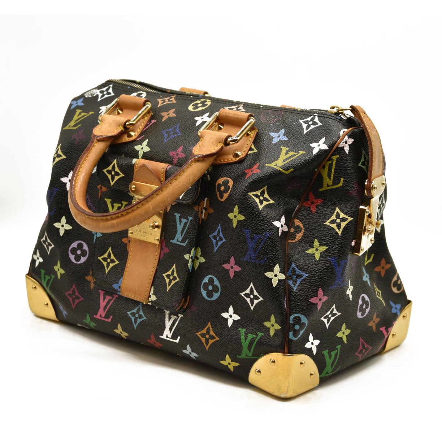Louis Vuitton Muakami Multicolor Speedy 30 Black SP0016