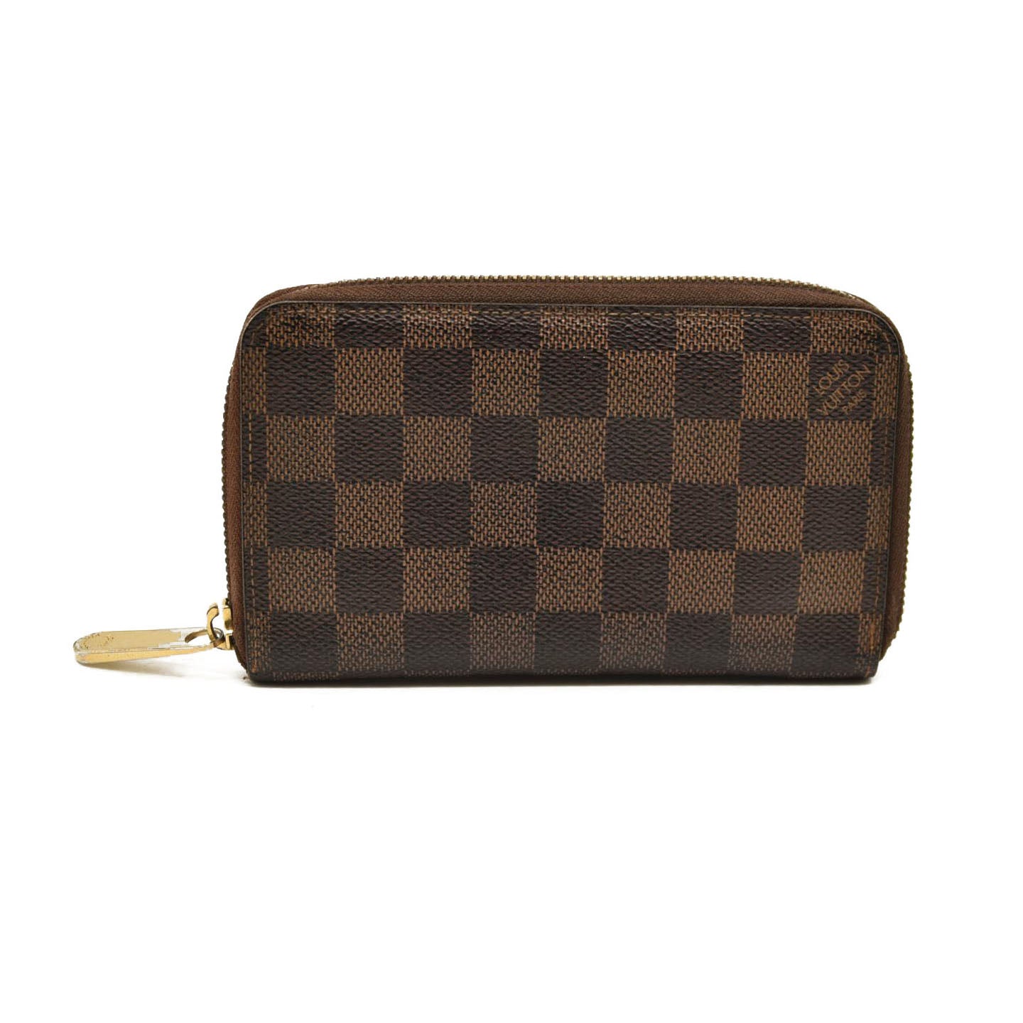 Louis Vuitton  Damier Ebene Compact Zippy Wallet MI3170