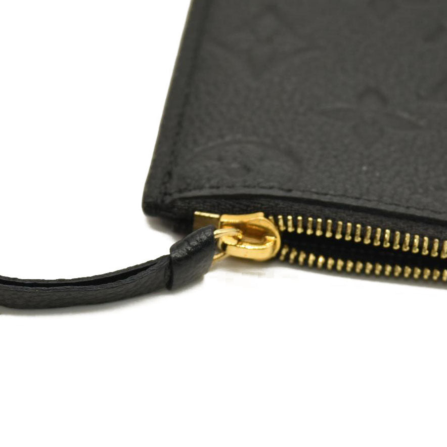 Louis Vuitton  Empreinte Pochette Felicie Chain Wallet Black RFID