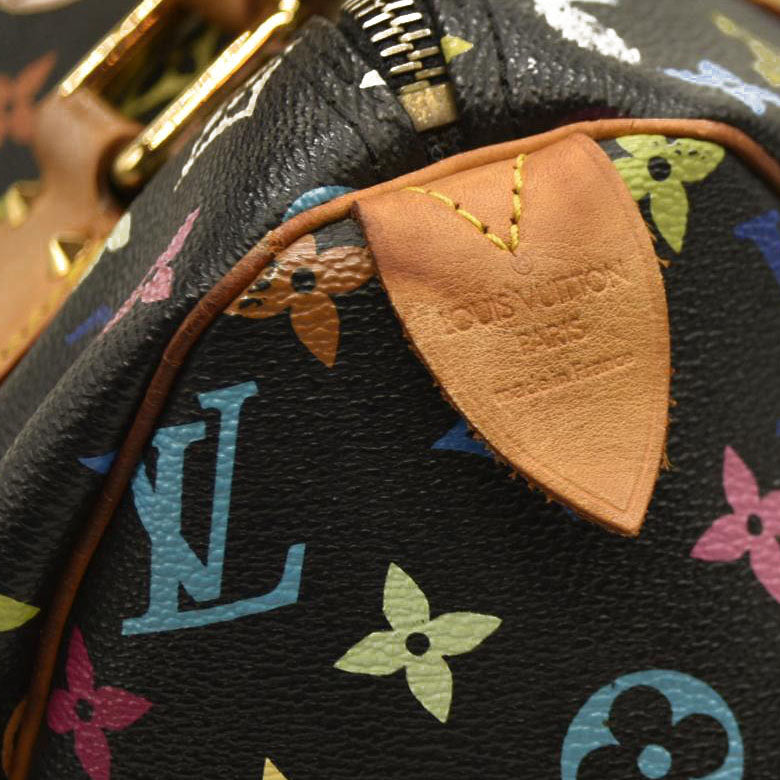 Louis Vuitton Muakami Multicolor Speedy 30 Black SP0016