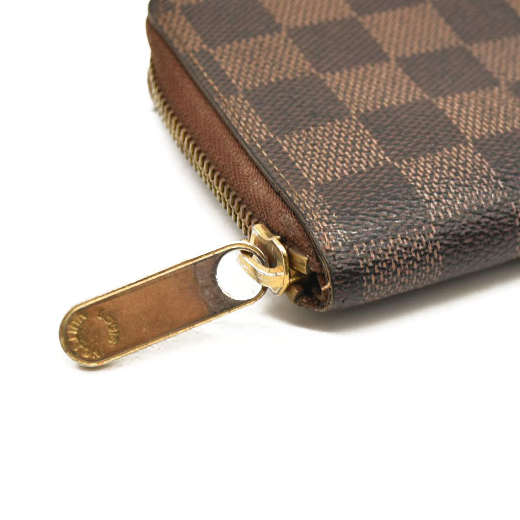 Louis Vuitton  Damier Ebene Compact Zippy Wallet MI3170