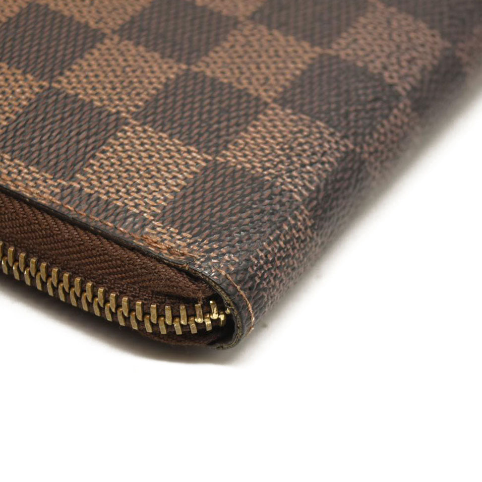 Louis Vuitton  Damier Ebene Compact Zippy Wallet MI3170