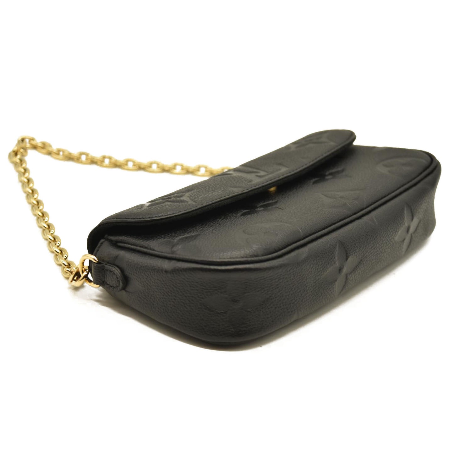 Louis Vuitton  Empreinte Monogram Giant Ivy Wallet On Chain Black RFID