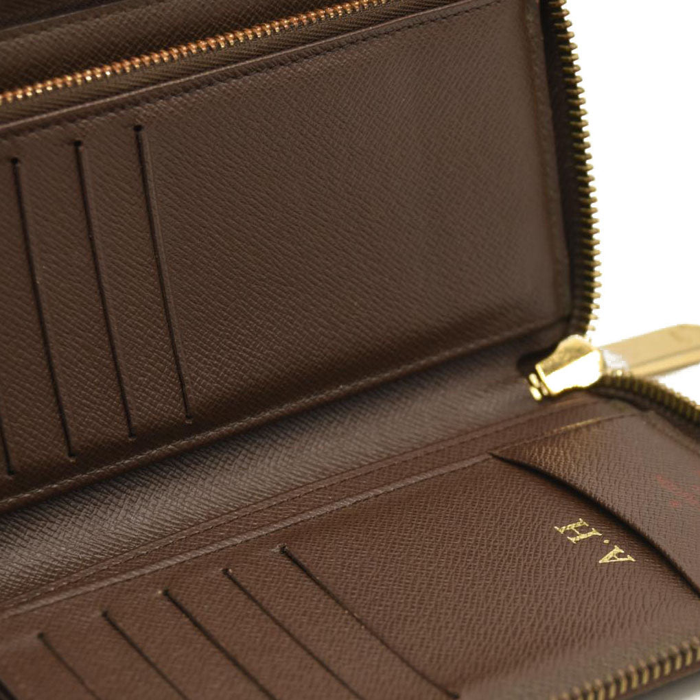 Louis Vuitton  Damier Ebene Compact Zippy Wallet MI3170