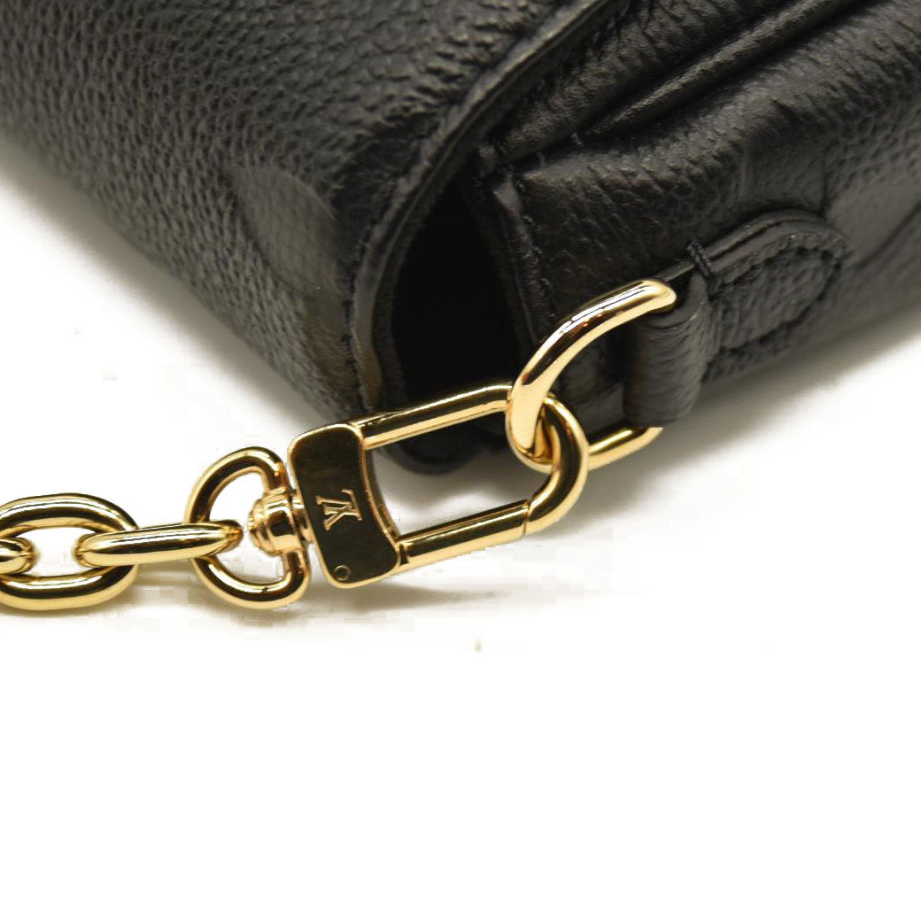 Louis Vuitton  Empreinte Monogram Giant Ivy Wallet On Chain Black RFID