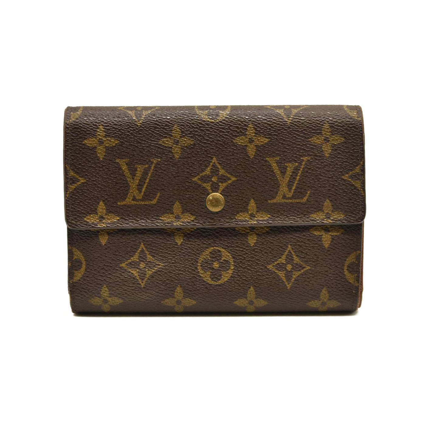 Louis Vuitton  Monogram Porte Tresor Etui Papiers Wallet SP0023
