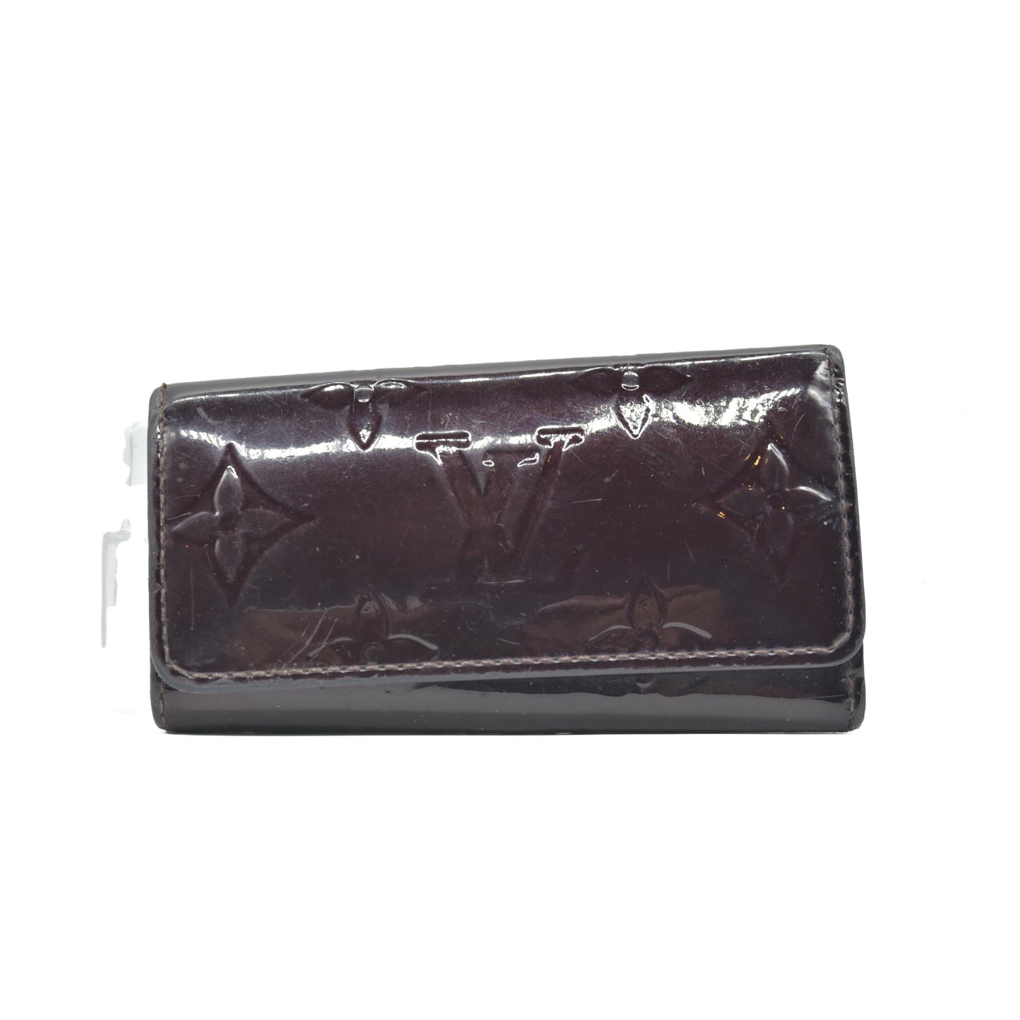 $365 2010 Louis Vuitton Monogram Vernis 4 Key Holder TS0140