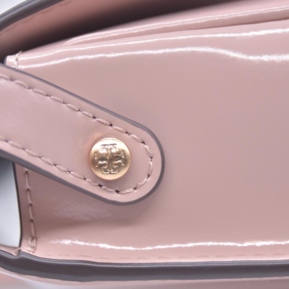 $420 Tory Burch Robinson Spazzolato Convertible Shoulder Bag Primrose CONSIGNMENT