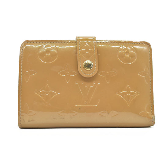 $650 2005 LOUIS VUITTON Monogram Vernis  Porte Monnaie Billets Viennois Wallet MI0025