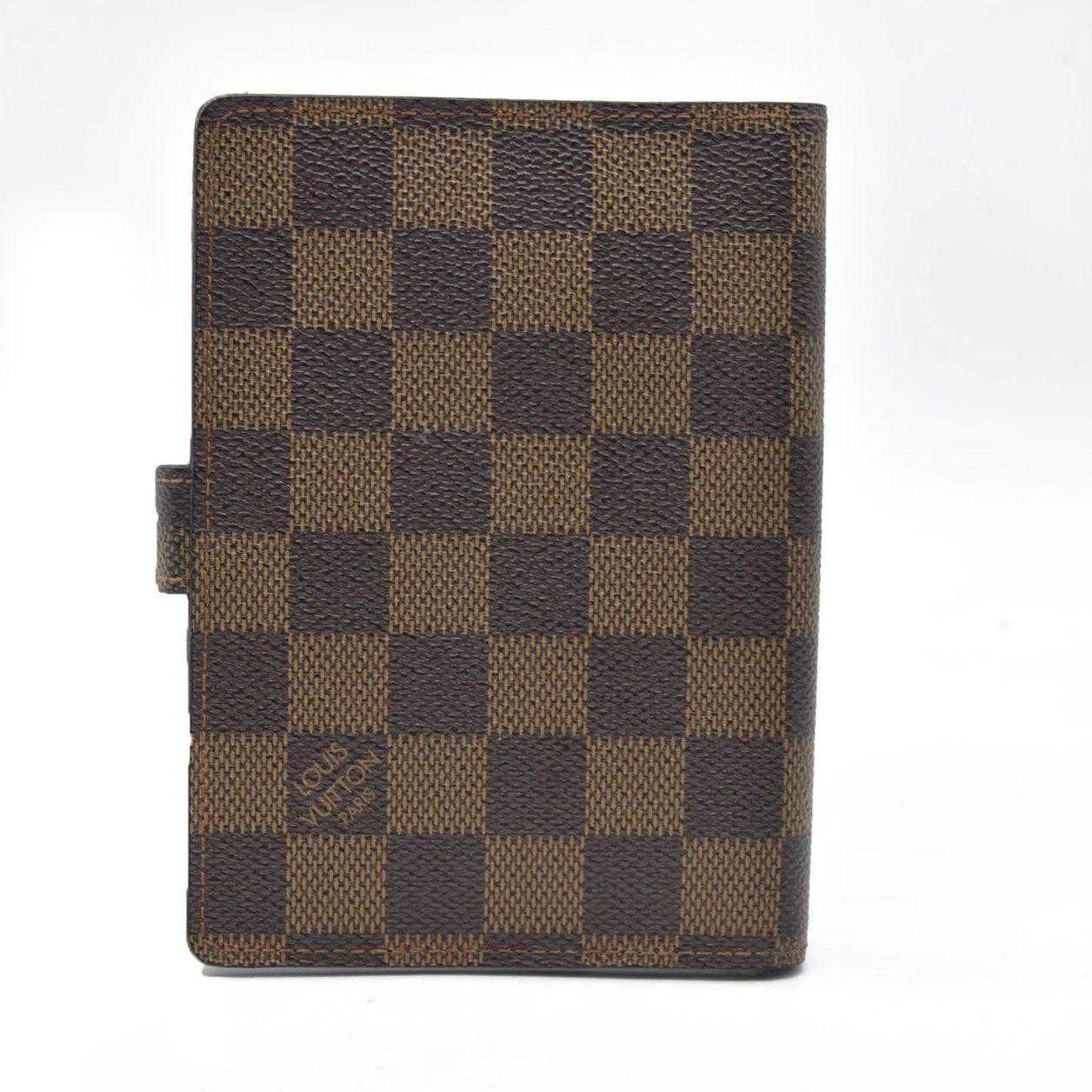Louis Vuitton  Damier Ebene Small Ring Agenda Cover CA1002