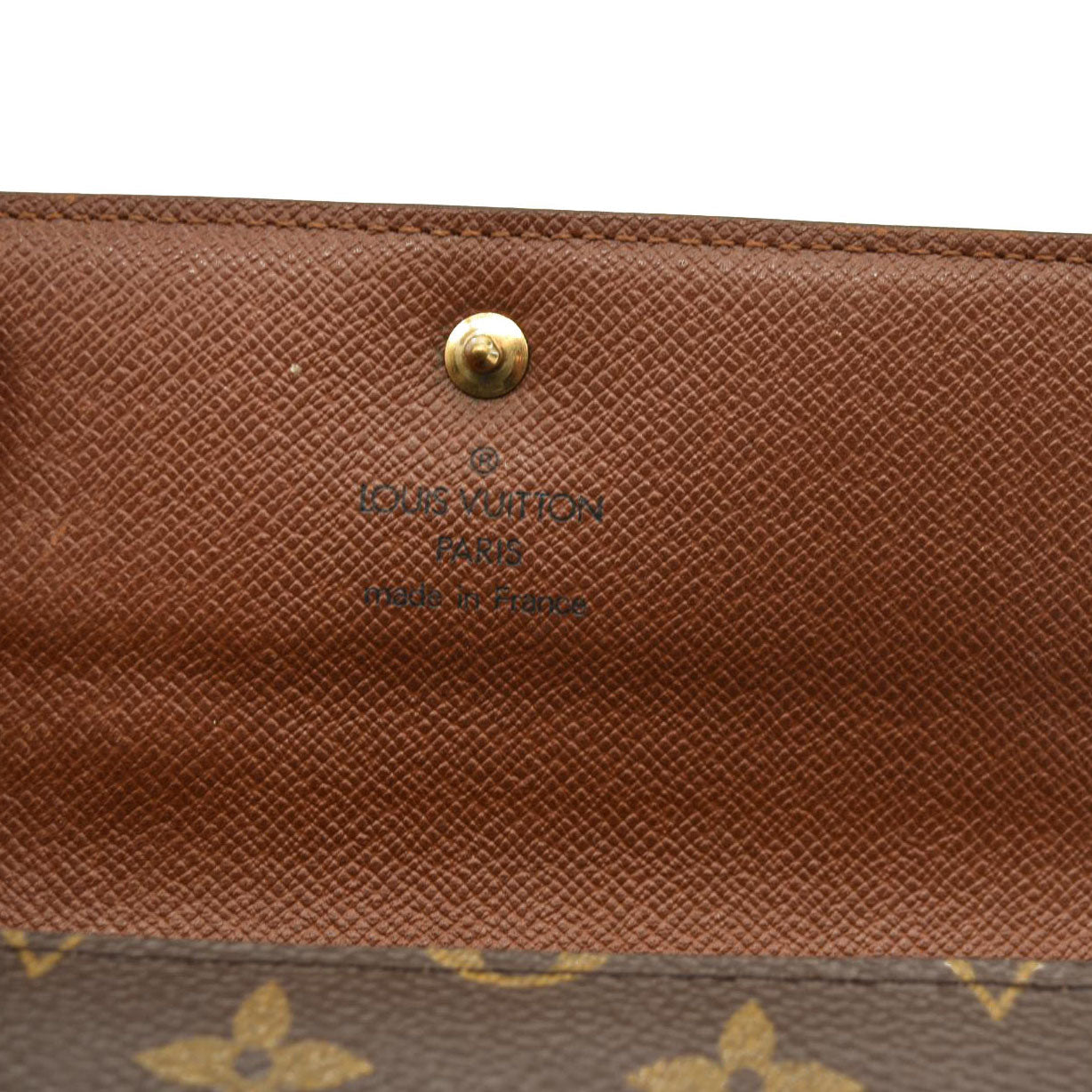 Louis Vuitton  Monogram Porte Tresor Etui Papiers Wallet SP0023