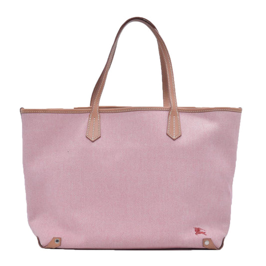 Burberry Blue Label Pink Canvas Tote Bag CONSIGNMENT