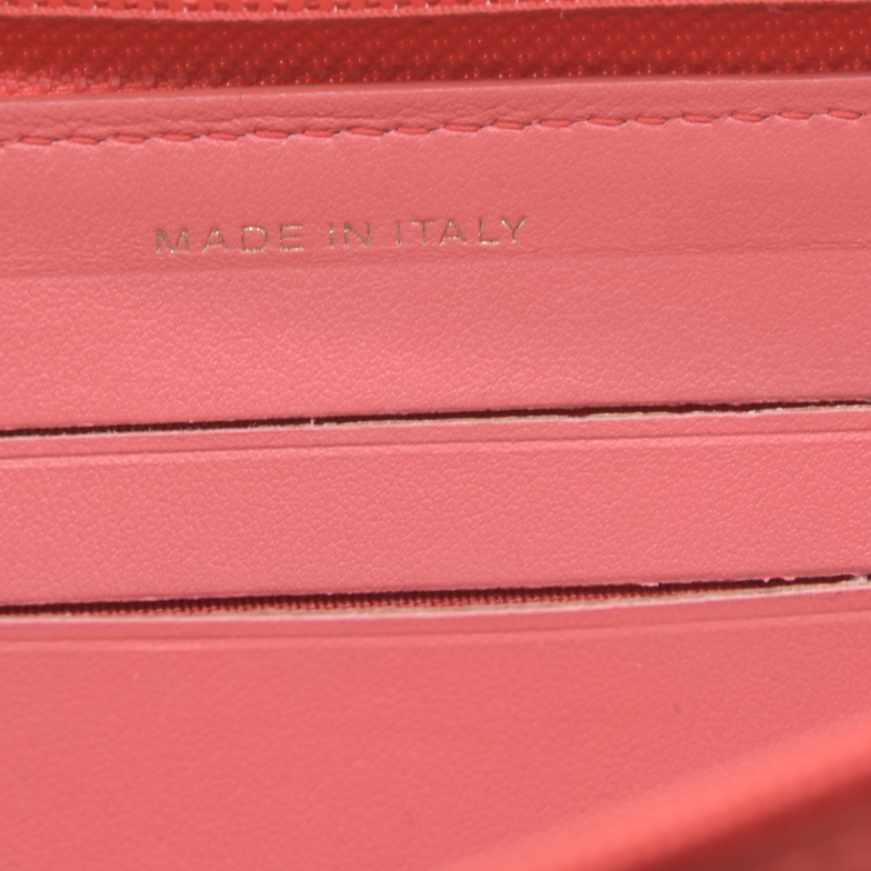 Chanel Compact Timeless Zip Around Wallet Caviar Pink 2019