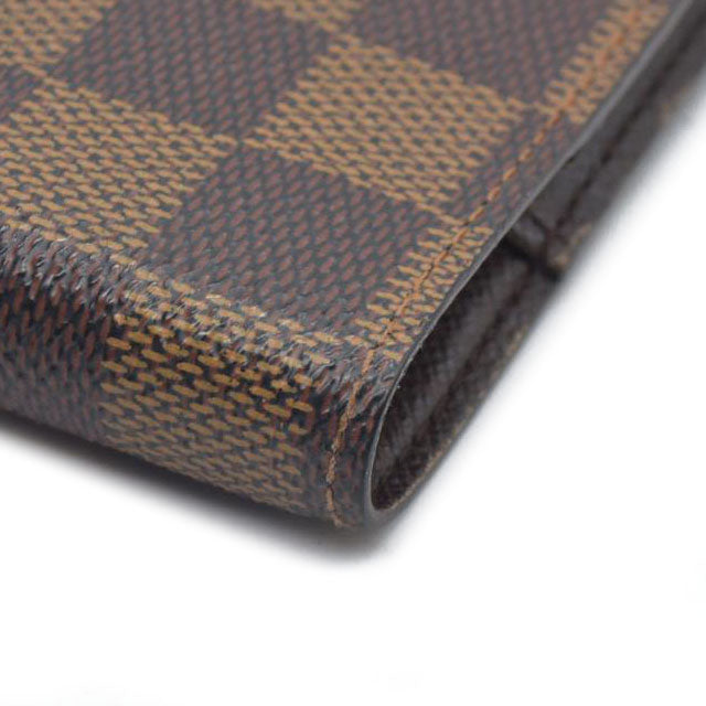 Louis Vuitton  Damier Ebene Small Ring Agenda Cover CA1002