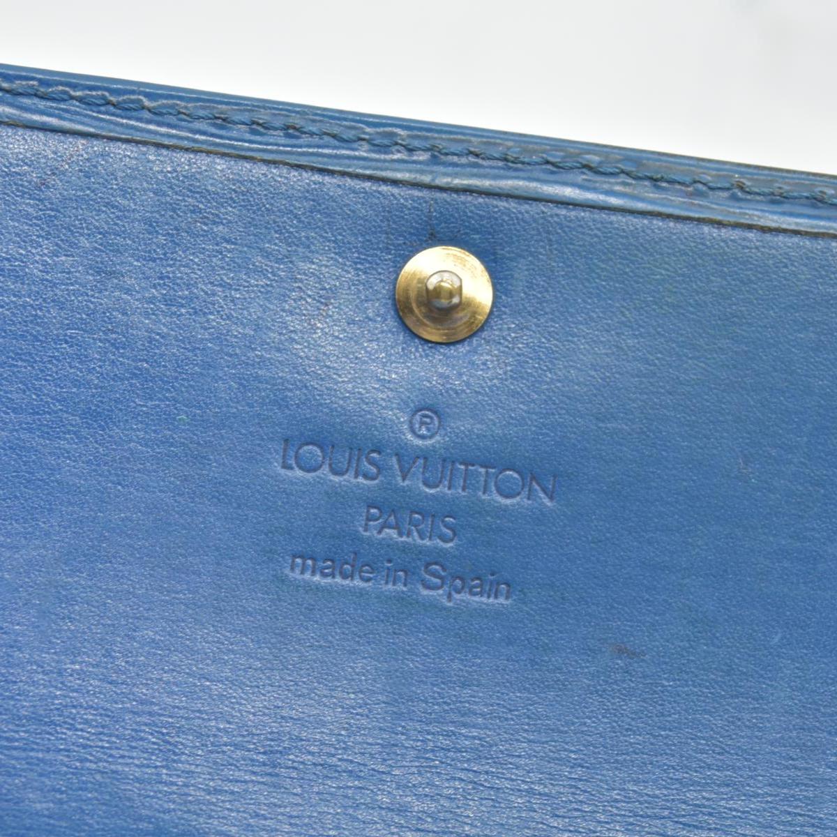 $805 1995 Louis Vuitton Epi Porte Tresor International Wallet CONSIGNMENT CA0915
