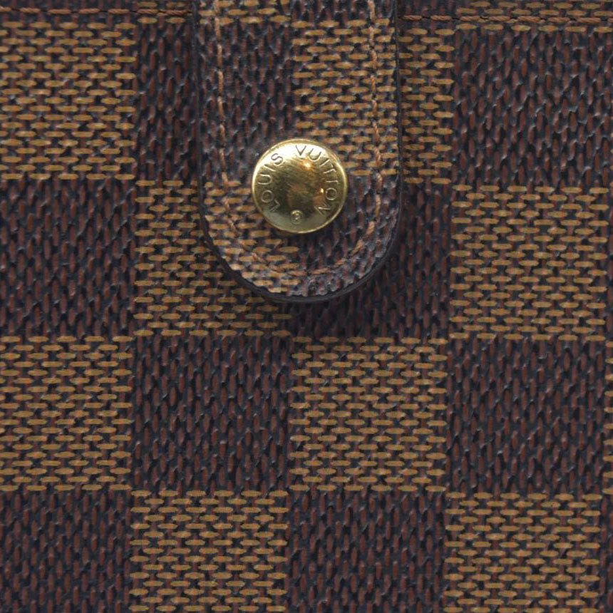 Louis Vuitton  Damier Ebene Small Ring Agenda Cover CA1002