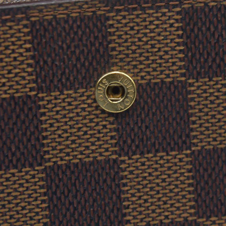 Louis Vuitton  Damier Ebene Small Ring Agenda Cover CA1002