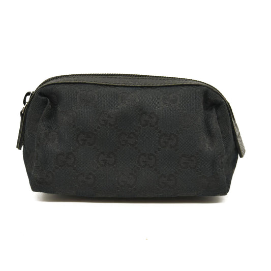 Gucci  Monogram Large Cosmetic Case Black